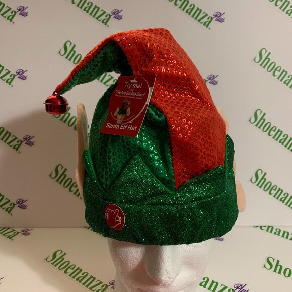 Ugly Christmas Hat Plush Santa Elf Musical Singing Animated We Are Santa's Elves - Picture 1 of 4